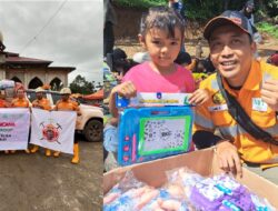 Selain Logistik dan Timkes, PT SAS juga Kirim Tim Trauma Healing ke Sumbar