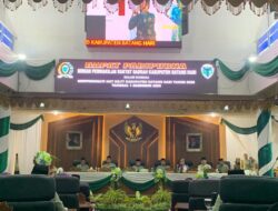 Bupati Fadhil Ikuti Paripurna Peringatan HUT Ke 77 Kabupaten Batang Hari
