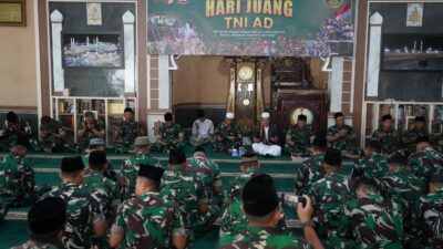 Momentum Hari Juang TNI AD ke-80, Korem 042/Gapu Perkuat Iman dan Takwa Lewat Doa Bersama