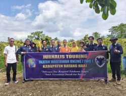 Hari Kedua Jurnalis Touring, IWO Batang Hari Sasar Petani Hortikultura Desa Kubu Kadang