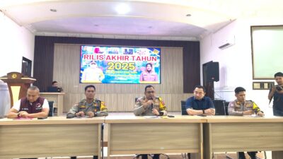 Pers Relase Akhir Tahun, Kapolres Batang Hari: Kasus Paling Banyak Yakni Pencurian dengan Pemberatan
