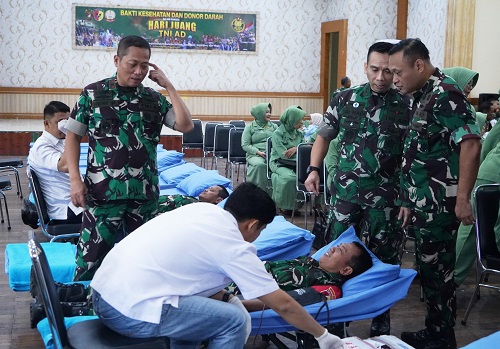 Korem 042 Gapu Gelar Bakti Kesehatan Hari Juang TNI AD Wujud Kepedulian untuk Rakyat
