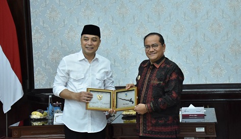 Pemkot Jambi Tandatangani Kerja Sama Strategis Bersama Pemkot Surabaya Guna Tingkatkan Sistem Manajemen ASN-1