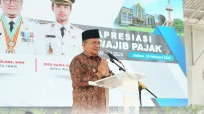 Apresiasi Wajib Pajak, Maulana Optimistis PAD Kota Jambi Tembus Rp1 Triliun