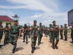 Danrem 042/Gapu Tinjau Yonif TP 844/Ksatria Batanghari dan Kompi Senapan B Yonif 142/Ksatria Jaya di Kabupaten Tebo