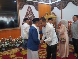 Danrem 042/Gapu Silaturahmi Halal Bihalal ke Forkopimda Jambi Usai Salat Id