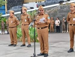 Pimpin Apel Pasca Lebaran, Wali Kota Maulana Tekankan Disiplin ASN Jambi Usai Cuti Lebaran