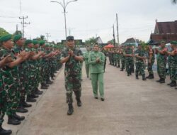 Danrem 042/Gapu Kunker ke Kodim 0419/Tanjab, Tekankan Disiplin dan Respons Cepat di Wilayah