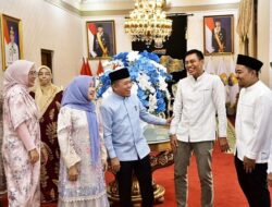 Bersama Bupati Fadhil, Ketua DPRD Batang Hari Hadiri Open House Idul Fitri Gubernur Jambi
