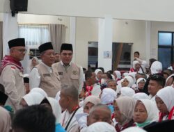 Lepas 443 Jamaah Calon Haji Provinsi Jambi Kloter BTH 21, pesan Wagub Sani: Jaga Kesabaran dan Keikhlasan