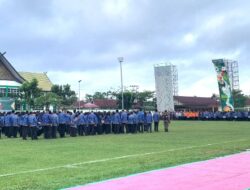 Bupati Batang Hari Pimpin Upacara HUT Damkar, Satpol PP dan Satlinmas Tahun 2026