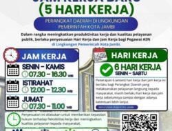 Jam Kerja ASN Kota Jambi Berubah, Wali Kota Maulana Wajibkan Pegawai Setor Foto Kegiatan Pagi Bersama Keluarga