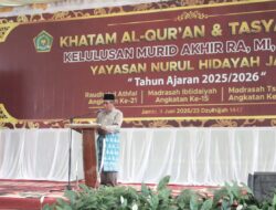 Khataman Al-Qur’an dan Tasyakuran Kelulusan Yayasan Nurul Hidayah, Wagub Sani Harap Lahir Generasi Qurani dan Berakhlak Mulia
