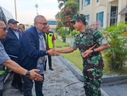 Danrem 042/Garuda Putih Sambut Kedatangan Wamenaker RI dalam Kunjungan Kerja ke Provinsi Jambi