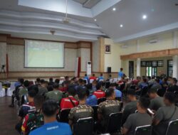 Korem 042/Gapu Gelar Nobar “Bola Gembira” Piala Dunia 2026, TNI dan Masyarakat Larut dalam Kebersamaan