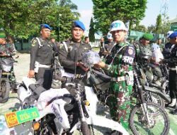 Upacara di Makorem 042/Gapu Diwarnai Aksi Peduli Keselamatan Berkendara