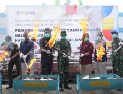 Danrem 042/Gapu Hadiri Pemusnahan Barang Milik Negara Hasil Penindakan Kepabeanan dan Cukai