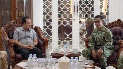 Perkuat Sinergi TNI dan Pemerintah Daerah, Danrem 042/Gapu Silaturahmi ke Rumah Dinas Bupati Muaro Jambi