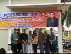 Reses di Desa Arang-Arang, Ade Erma Suryani Tekankan Percepatan Pembangunan Infrastruktur