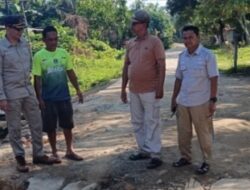 Reses , Jurjani Turun Langsung Tinjau Jalan Rusak