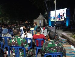 Ratusan Warga Padati Tugu Keris, Nobar “Bola Gembira” Bersama Tni Meriahkan Kemenangan Spanyol Ke Semifinal Piala Dunia 2026