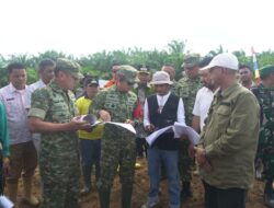 Pastikan Percepatan Program Ketahanan Pangan, Danrem 042/Gapu Tinjau Cetak Sawah Rakyat di Tebo