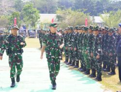 Pangdam XX/Tuanku Imam Bonjol Tutup Karya Bakti Skala Besar Kodim 0420/Sarko