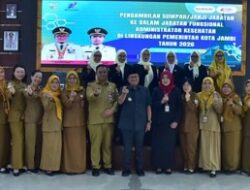 Wali Kota Jambi Lantik Pejabat Fungsional Kesehatan: Data Akurat Kunci Kebijakan Pelayanan Publik